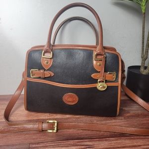 Vintage Dooney & Bourke All Weather Buckle Satchel